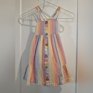 Tommy Bahama Multicolor Striped Kids Casual Dress